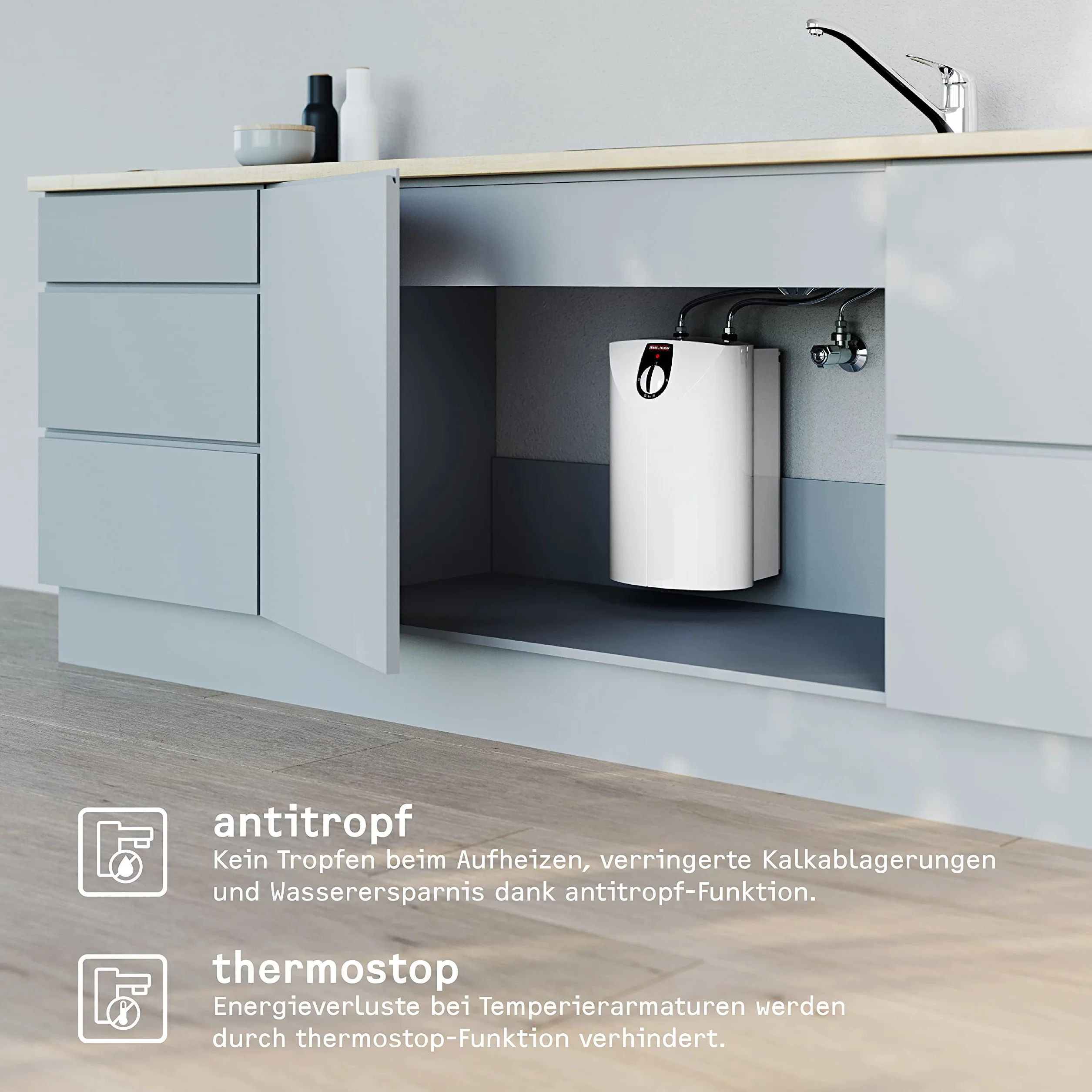 Stiebel Eltron 221115 Zasobnik Ciepłej Wody SNU 5 SL, Biały, 230 V, 5 L