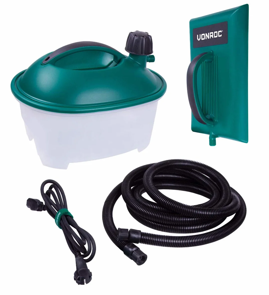 VONROC Zmywacz do tapet parowych 2000 W 75 minut 3,5 m wąż 3,5 l zbiornik