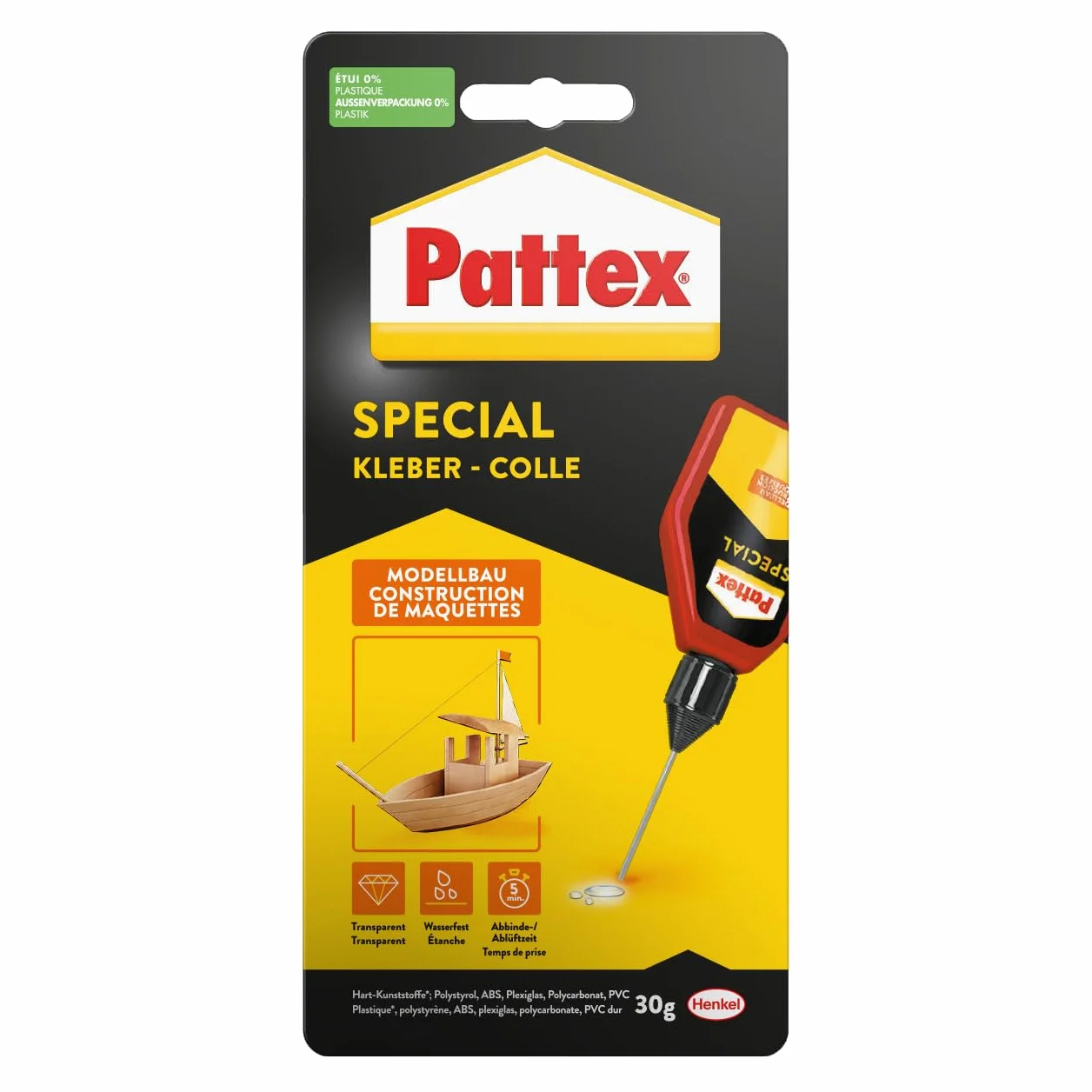 Pattex specjalny klej do modelarstwa 30 g z igłą do mikrodozowania