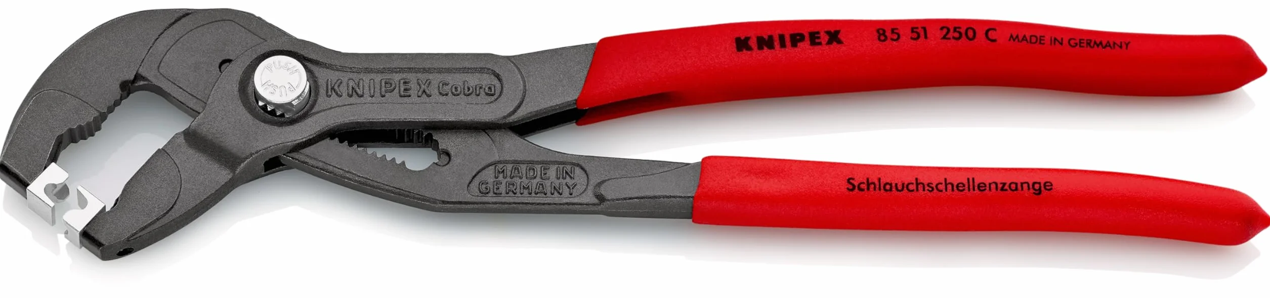 KNIPEX Szczypce do opasek zaciskowych Click 85 51 250 C SB fosforanowane