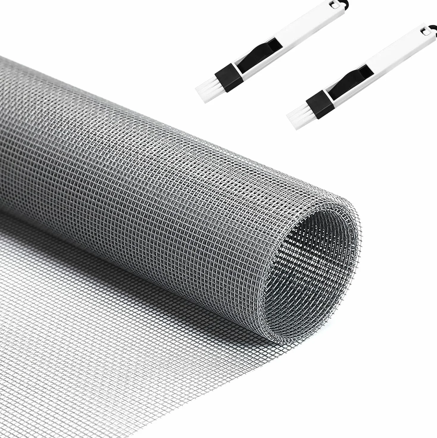 Vaskula Moskitiera z włókna szklanego 120 x 250 cm Przycinana siatka Rolka DIY na metry