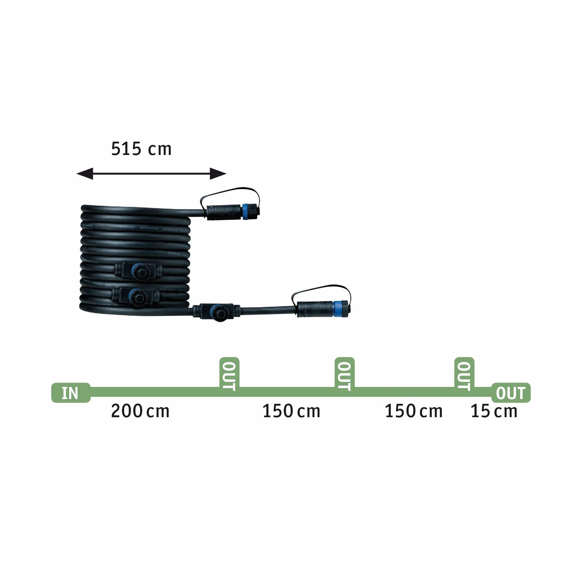 Paulmann 93689 Plug & Shine lampa zewnętrzna LED Sting 3x6W ściemn. kolec ogrodowy antracyt 3000K