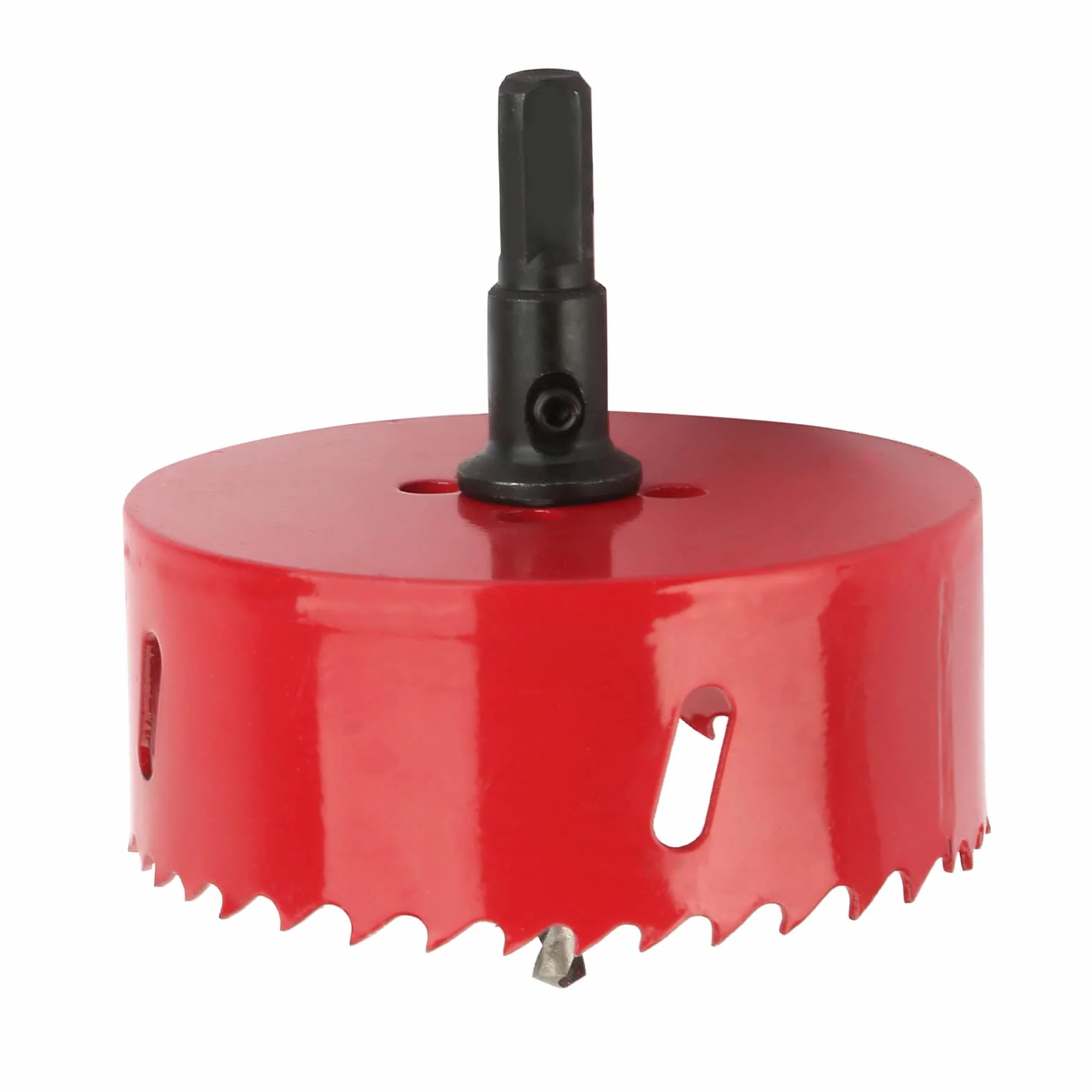 Otwornica do metalu 90 mm z wiertłem centrującym do płyt gipsowo-kartonowych, aluminium