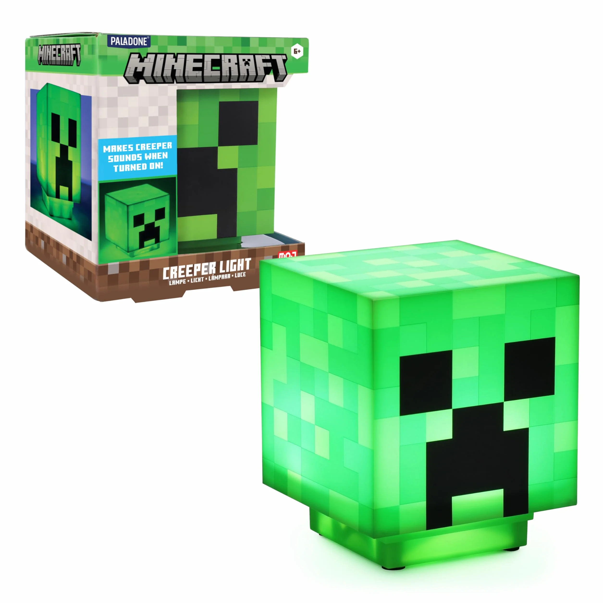 Paladone Minecraff Creeper Lampa Dekoracyjna Zielony 10 cm
