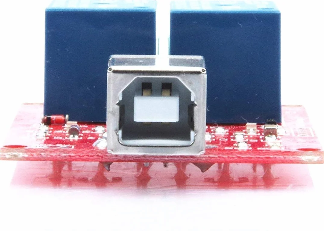 DollaTek DC 5V 2-kanałowy moduł przekaźnika USB sterownik przełącznik PC Intelligent Control
