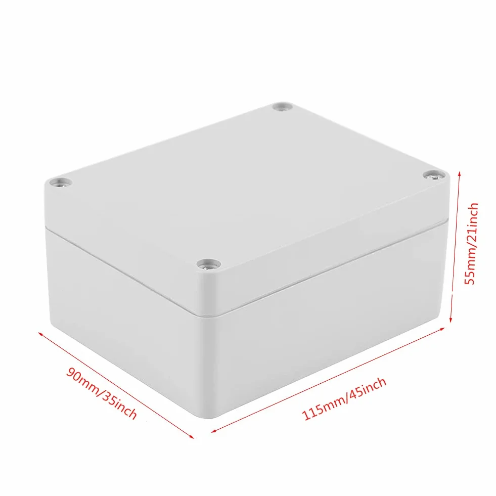 IP65 ABS skrzynka przyłączeniowa z tworzywa sztucznego 115x90x55mm
