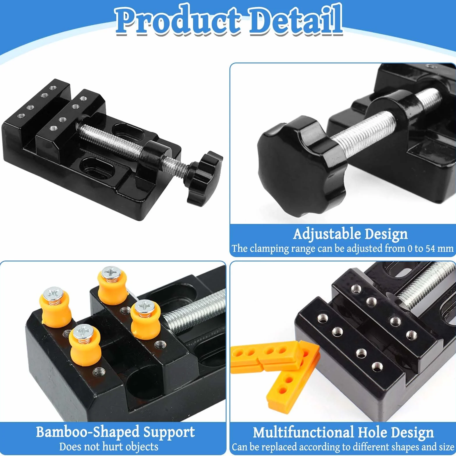 Mini imadła 61 mm uniwersalne imadło stołowe DIY narzędzie do rzeźbienia
