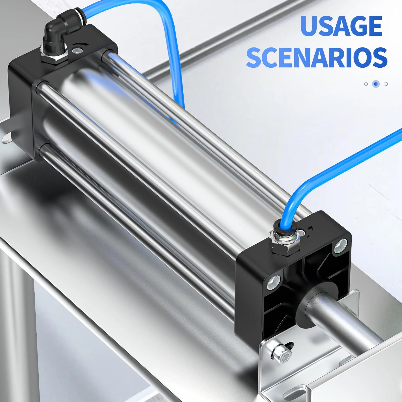 Złączki Push to Connect 6 mm OD x 1/4" BSP gwint do węży pneumatycznych 5 sztuk