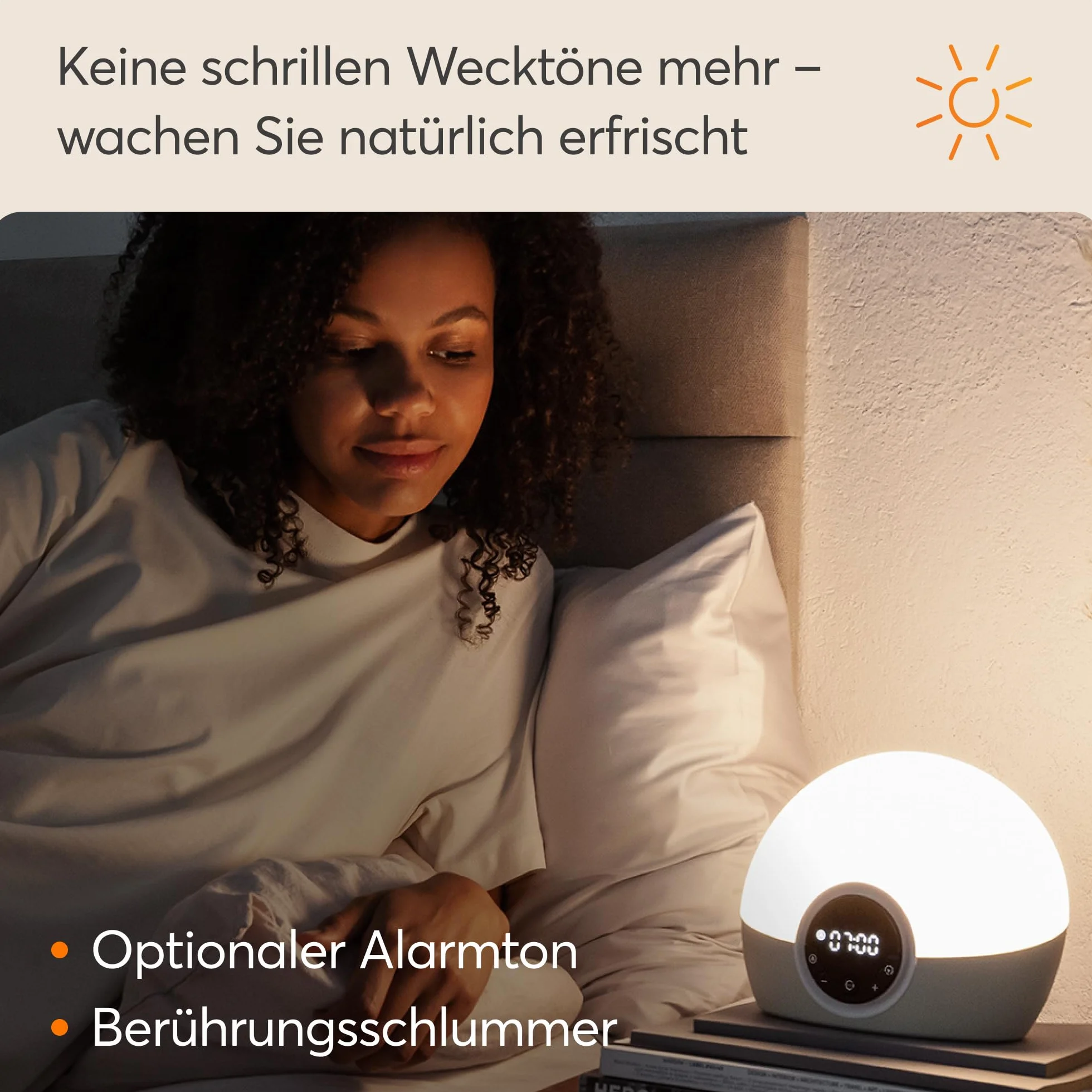 Lumie Bodyclock Spark 100 – budzik świetlny ze wschodem słońca