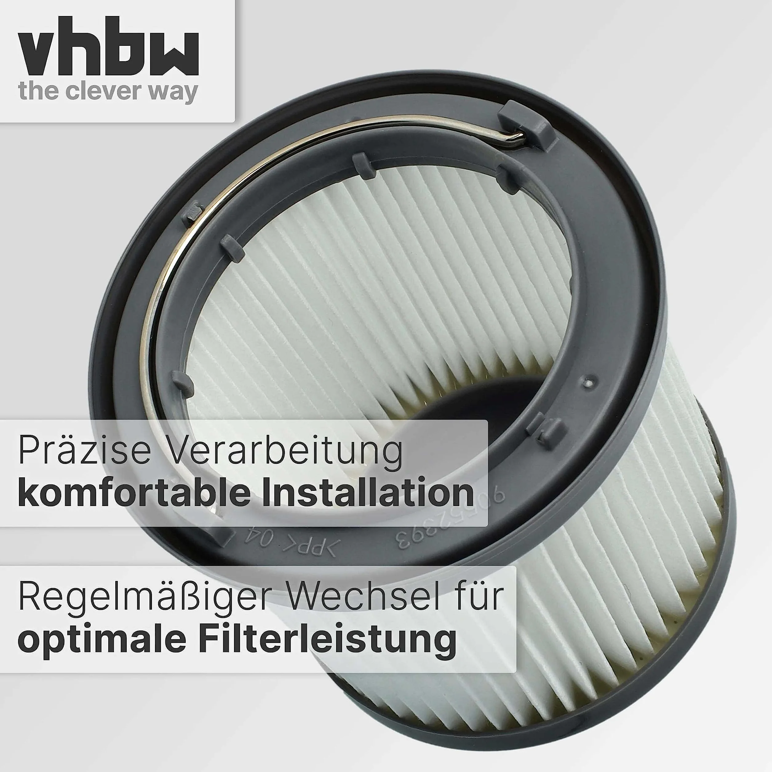 vhbw Filtr Kasetowy Kompatybilny z Black & Decker Dustbuster Pivot PD1020, PD1020L, PD1420, PD1420LP, PD1820, PD1820L - Filtr Plisowany