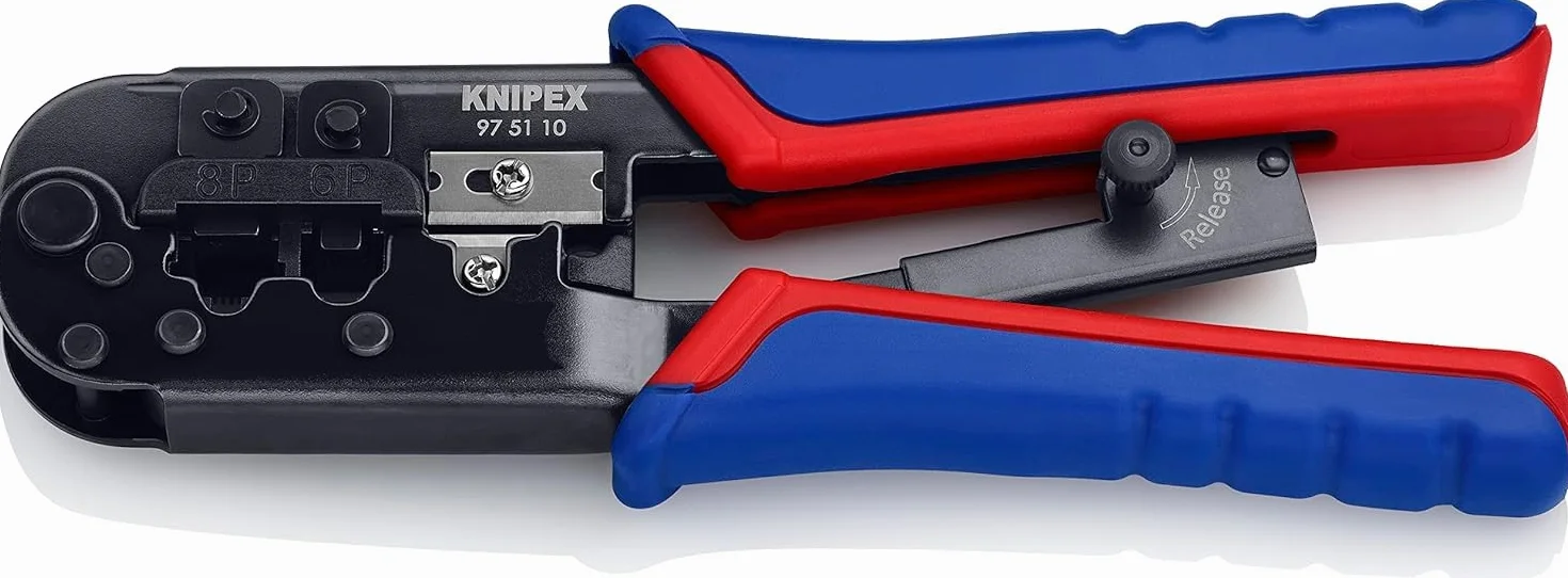 KNIPEX Szczypce do zagniatania wtyków telefonicznych Western 190 mm 97 51 10