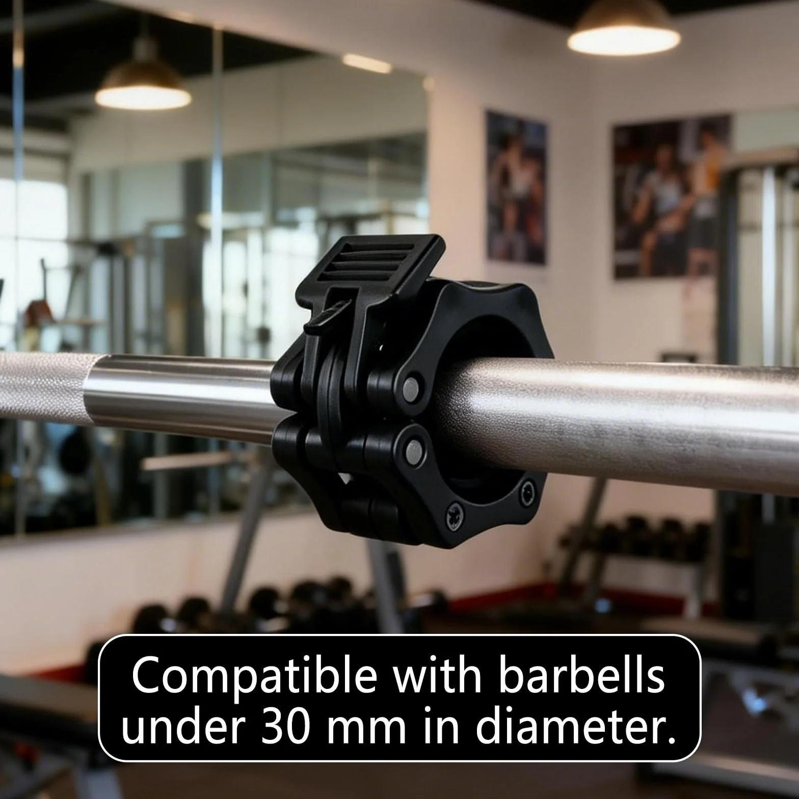 8 Sztuki Zapięcia do Hantli Zapięć, Szybkie Zapięcie Barbell, Zatrzaski Blokujące, Szybkie Zamknięcie, 30 mm, Nadaje się do Treningu Siłowego,Podnoszenia Ciężarów, Fitnessu