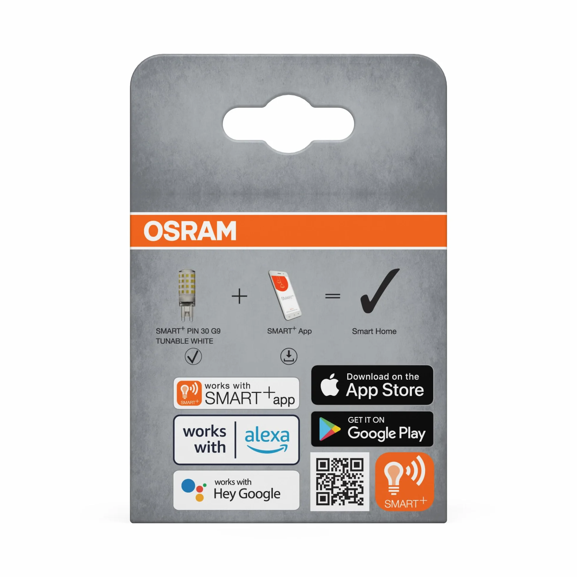 OSRAM SMART+ WiFi SPECIAL PIN CL 30 Lampa LED z trzonkiem typu Retrofit G9, 3,5 W, 320 lm, 2700 K do 6500 K, funkcja światła białego, możliwość przyciemniania, długa żywotność, łatwa instalacja,
