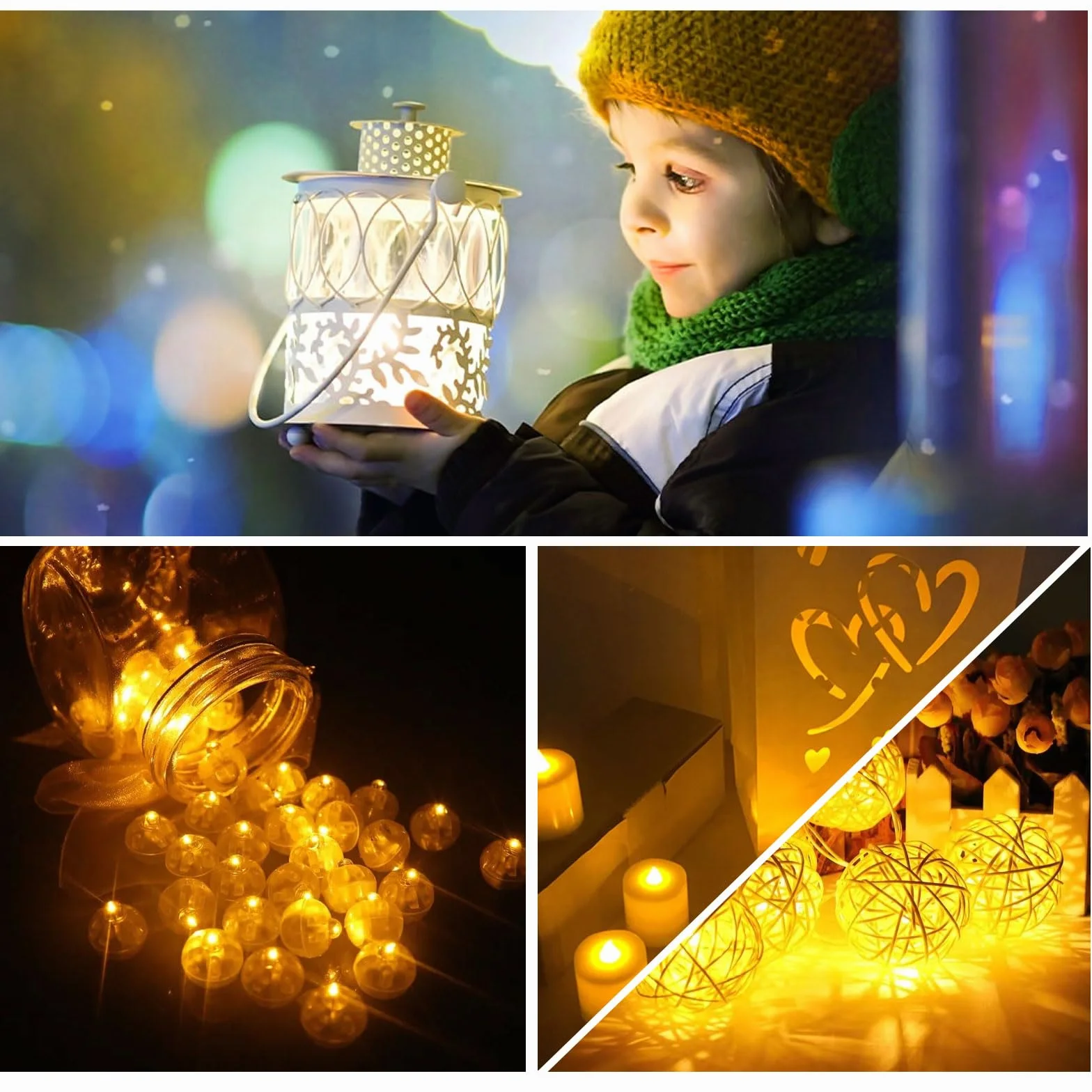 HENGBIRD 100 sztuk lamp balonowych LED, okrągłe balony LED, ciepłe białe na urodziny, ślub, Boże Narodzenie, dekoracja