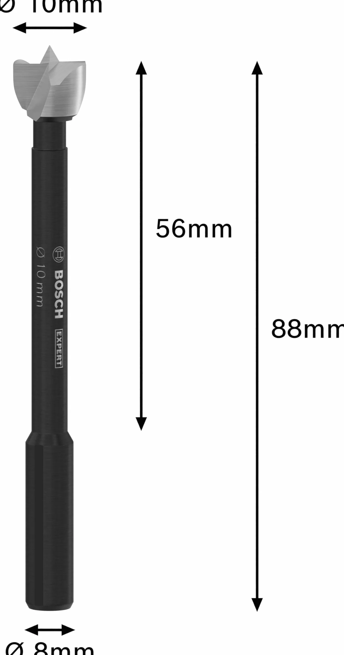 Bosch 1x Wiertło Forstner EXPERT Wood Ø 10,00 mm Professional