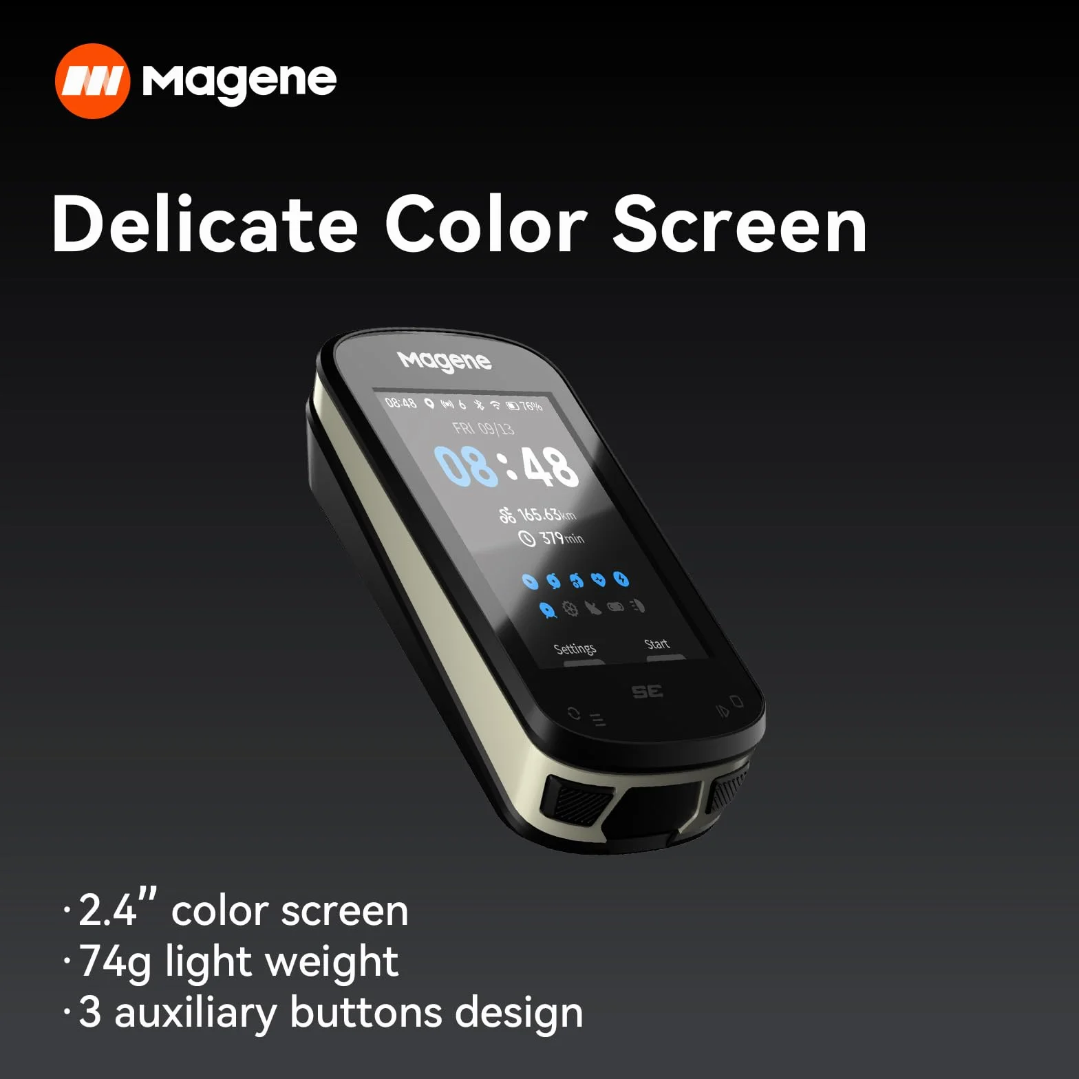 Magene Inteligentny komputer rowerowy GPS C506SE