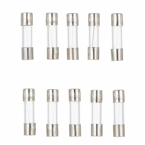 Bezpieczniki szklane 5x20mm 250V 0,2-15A zestaw 100 szt. mieszane