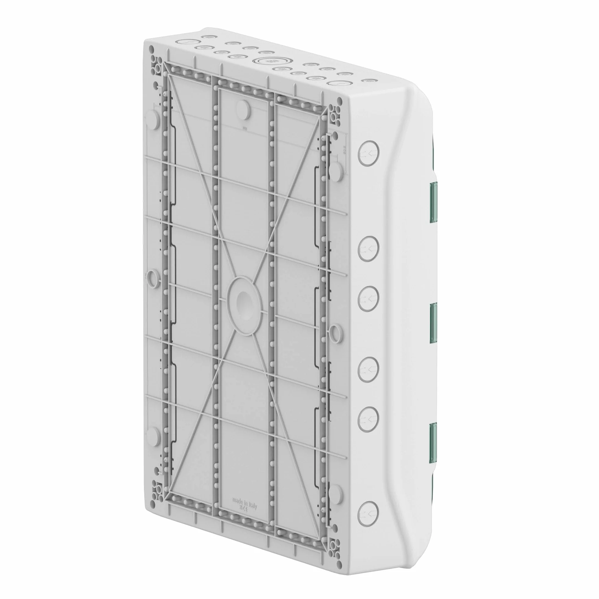 Schneider Electric 10345DE Kaedra Mureva natynkowy mały rozdzielacz do pomieszczeń wilgotnych do ogrodu, piwnicy, garażu i na zewnątrz, rozdzielnica instalacyjna elektryczna, skrzynka bezpieczników, 3