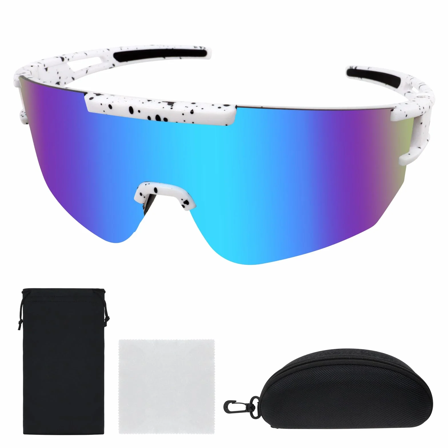Szybkie okulary, okulary rowerowe dla mężczyzn i kobiet, okulary sportowe, ochrona przed promieniowaniem UV400, do jazdy na rowerze wyścigowym, rowerze MTB, biegania, golfa, jazdy konnej,