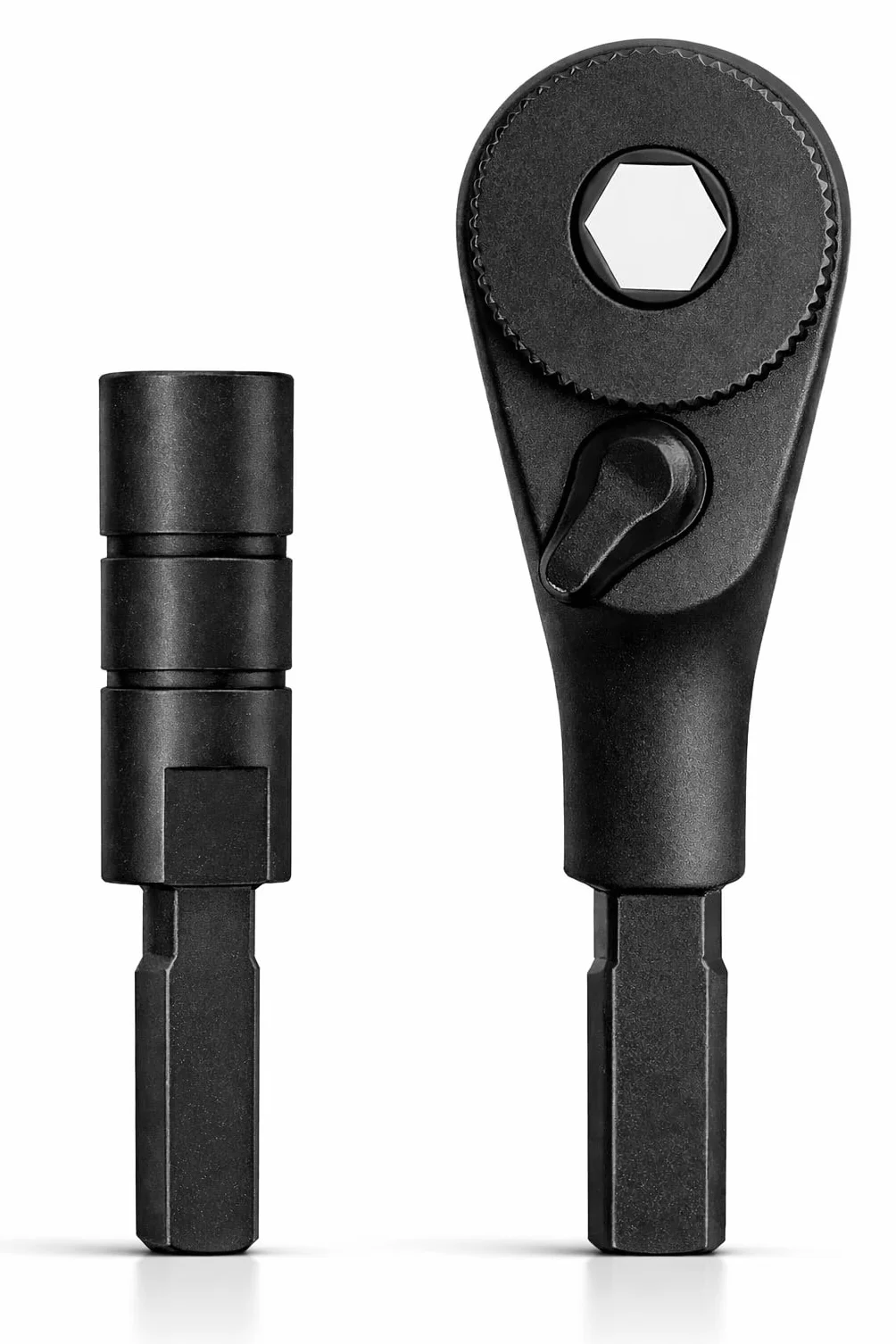 Galvanox Wielofunkcyjny śrubokręt grzechotkowy kompatybilny z Leatherman EDC, płaski bit do adaptera sześciokątnego 1/10.2 cm, ultra trwała stal nierdzewna