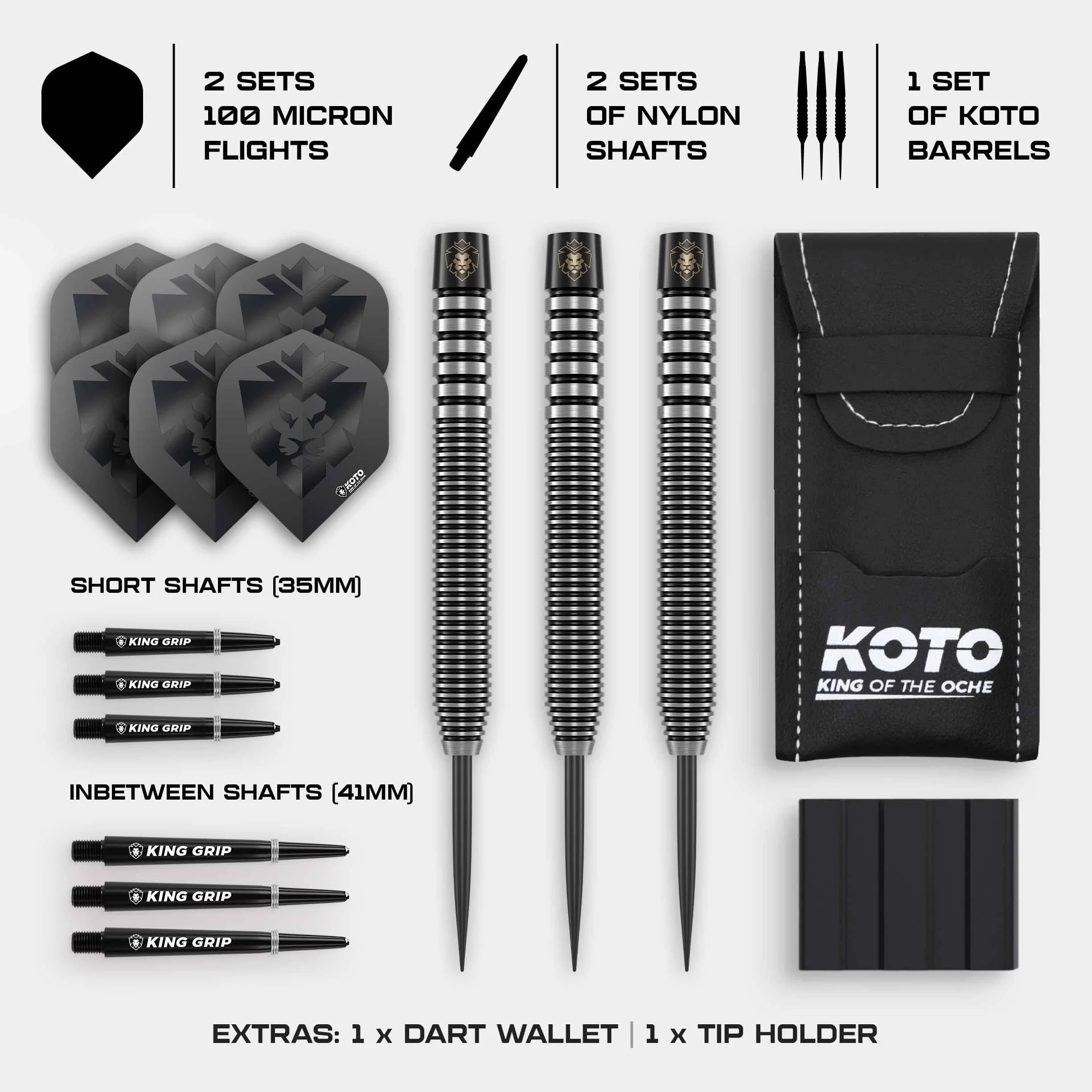 Lotki KOTO Zoom Black Electro 90% Tungsten Darts