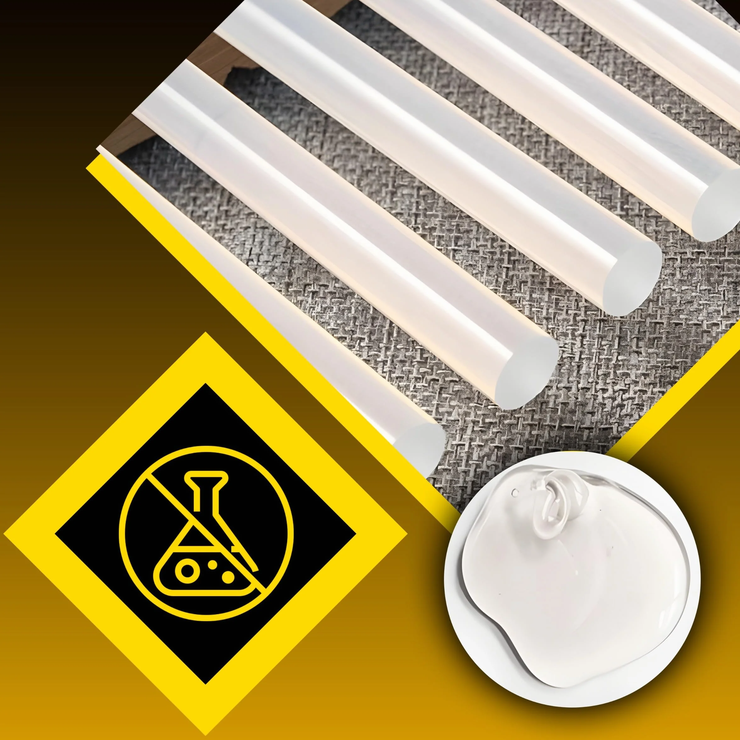 Retoo Pałeczki do Klejenia na Gorąco 42 sztuki 11 mm x 250 mm Przezroczyste