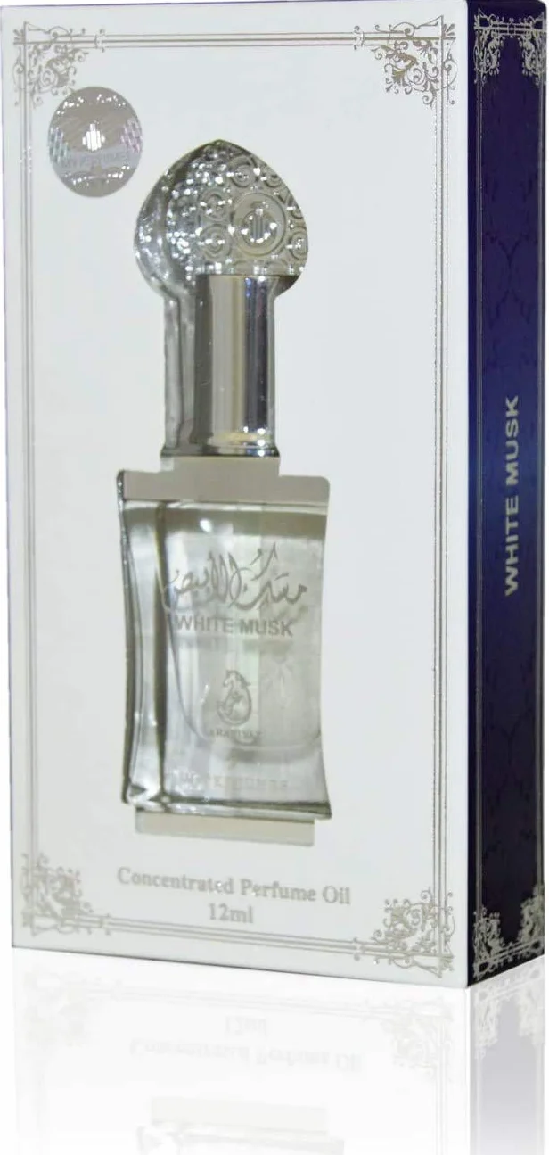 Orientalne piżmo Oud 12ML Halal Attar Perfumy Unisex 100% Olejek bezalkoholowy (White Musk)