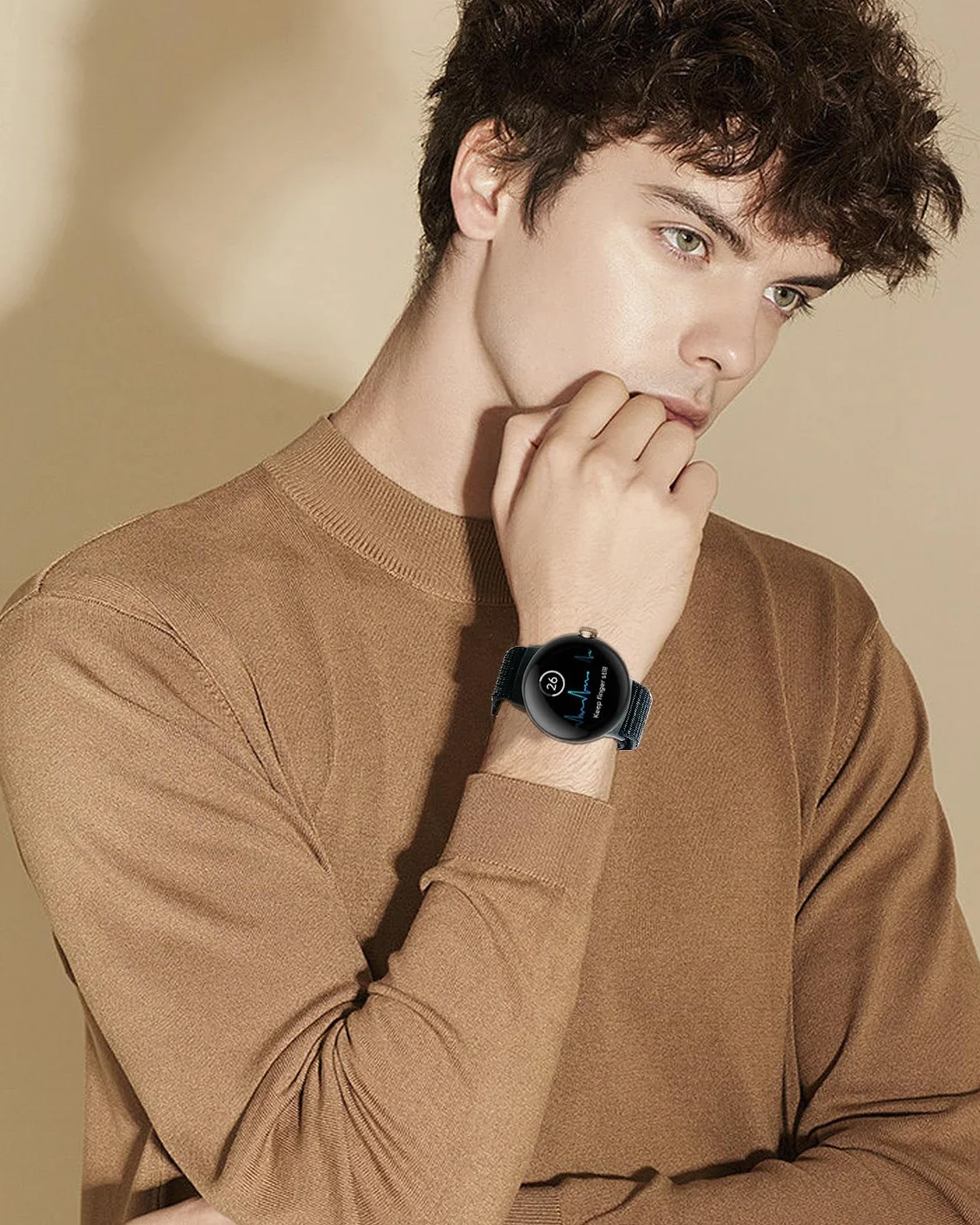 SimpleThings Nylonowy pasek do zegarka Google Pixel Watch 4, 3, 45 mm, regulowany, oddychający, miękki, lekki pasek sportowy do Google Pixel Watch 3/4, 45 mm, dla mężczyzn i kobiet