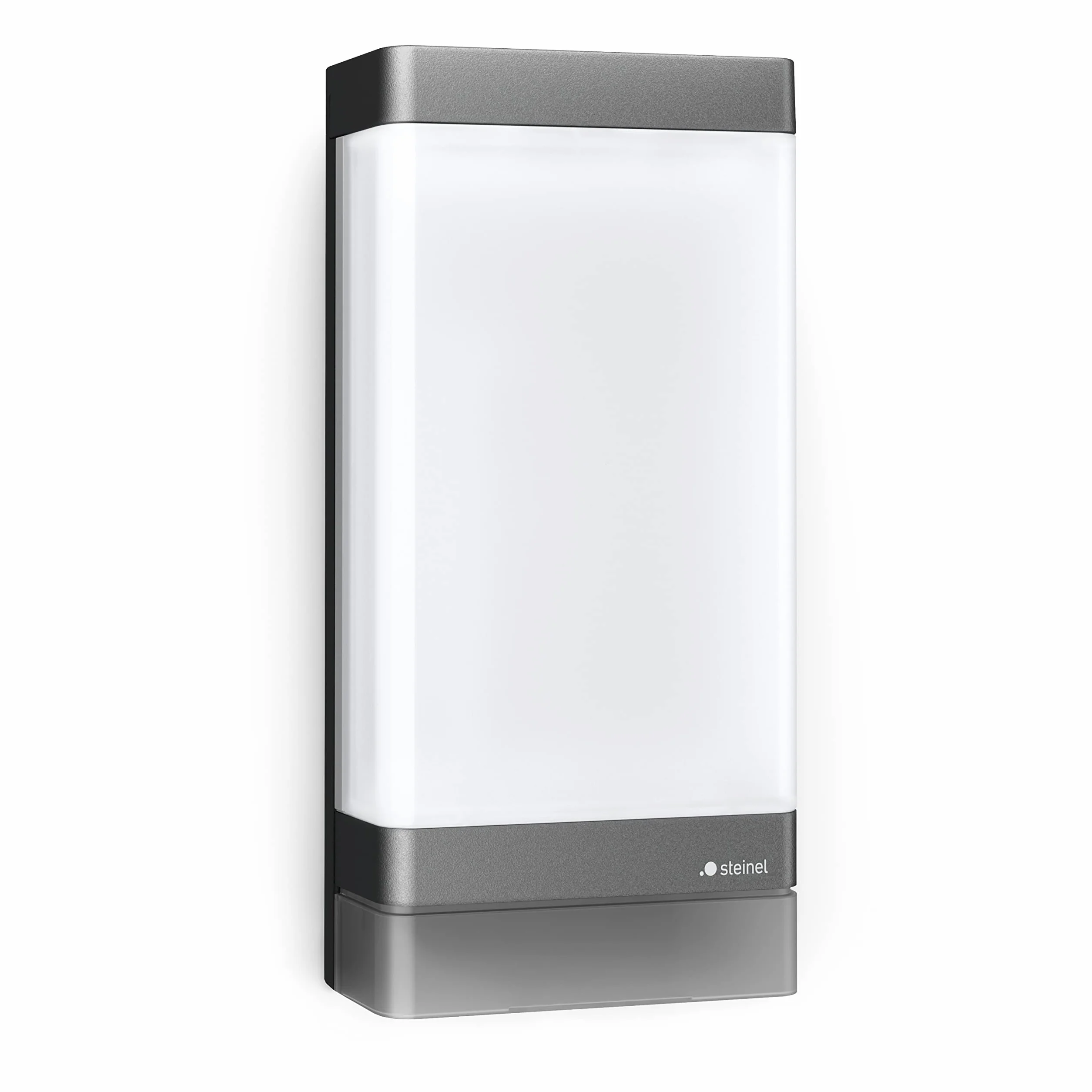 Steinel Zewnętrzna lampa ścienna LED L 271 Digi SC antracyt, czujnik ruchu 180°, inteligentna lampa ścienna Bluetooth, obsługiwana za pomocą aplikacji