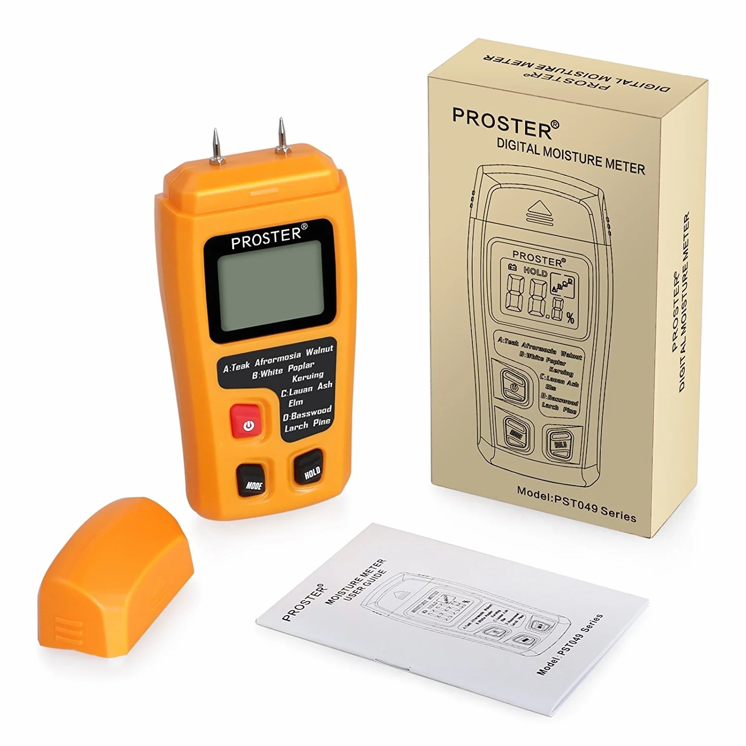 Proster Wilgotnościomierz do drewna LCD 0-99,9%