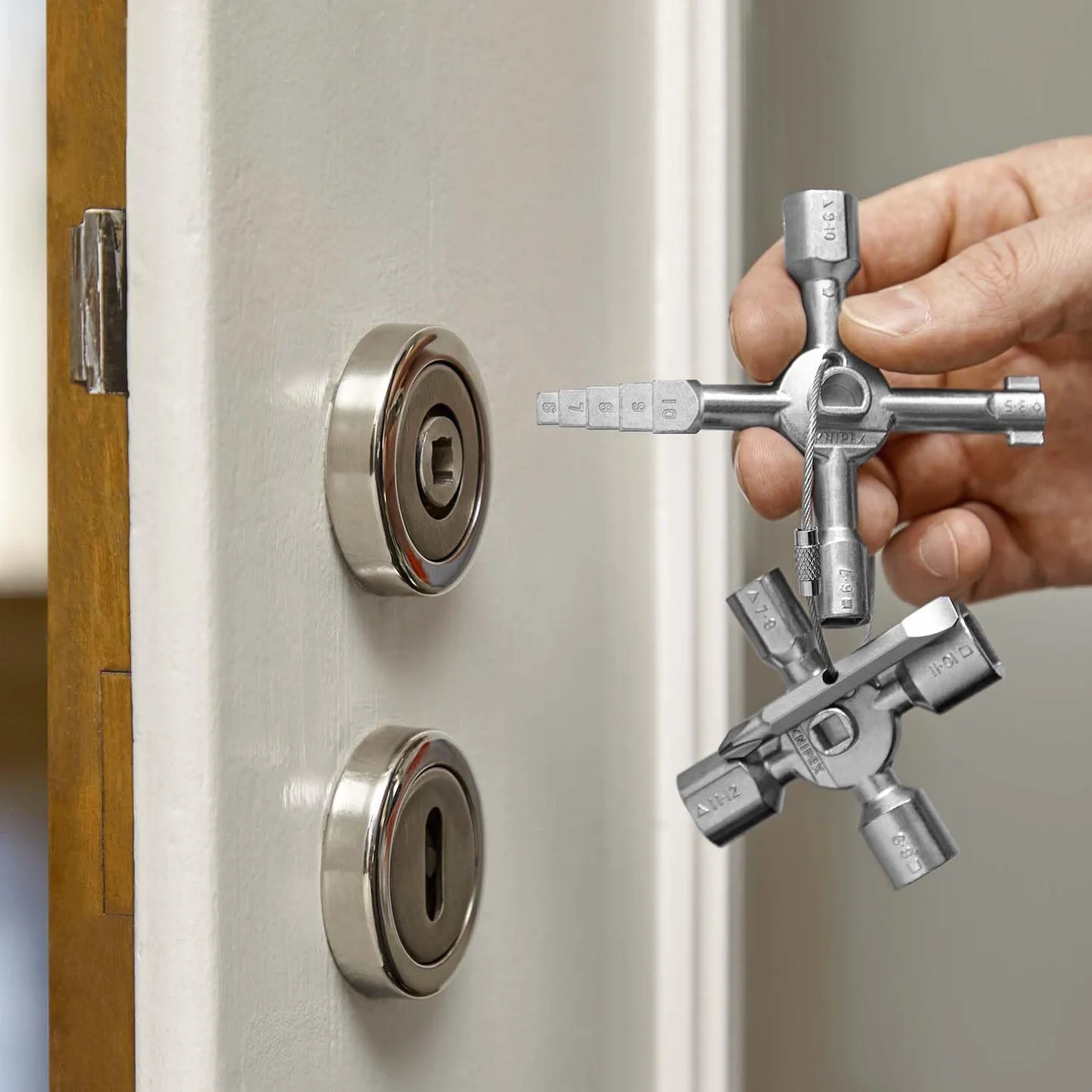 KNIPEX TwinKey Klucze wielofunkcyjne 92 mm 00 11 01 do szaf sterowniczych
