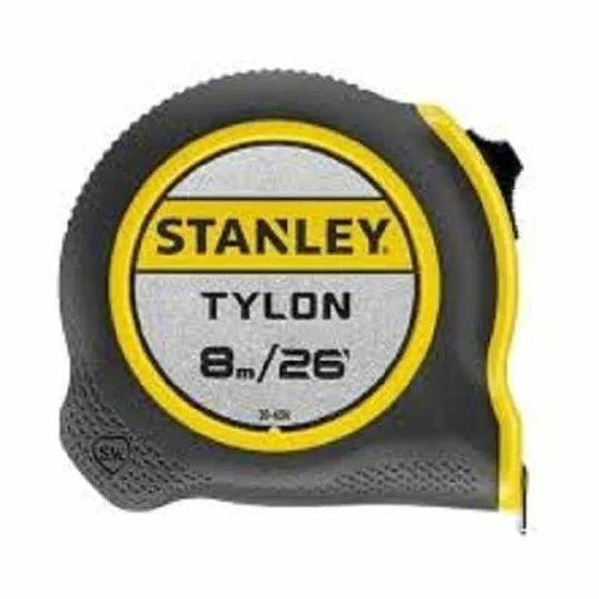 Stanley Miara 8 m Czarny/Żółty 0-30-656