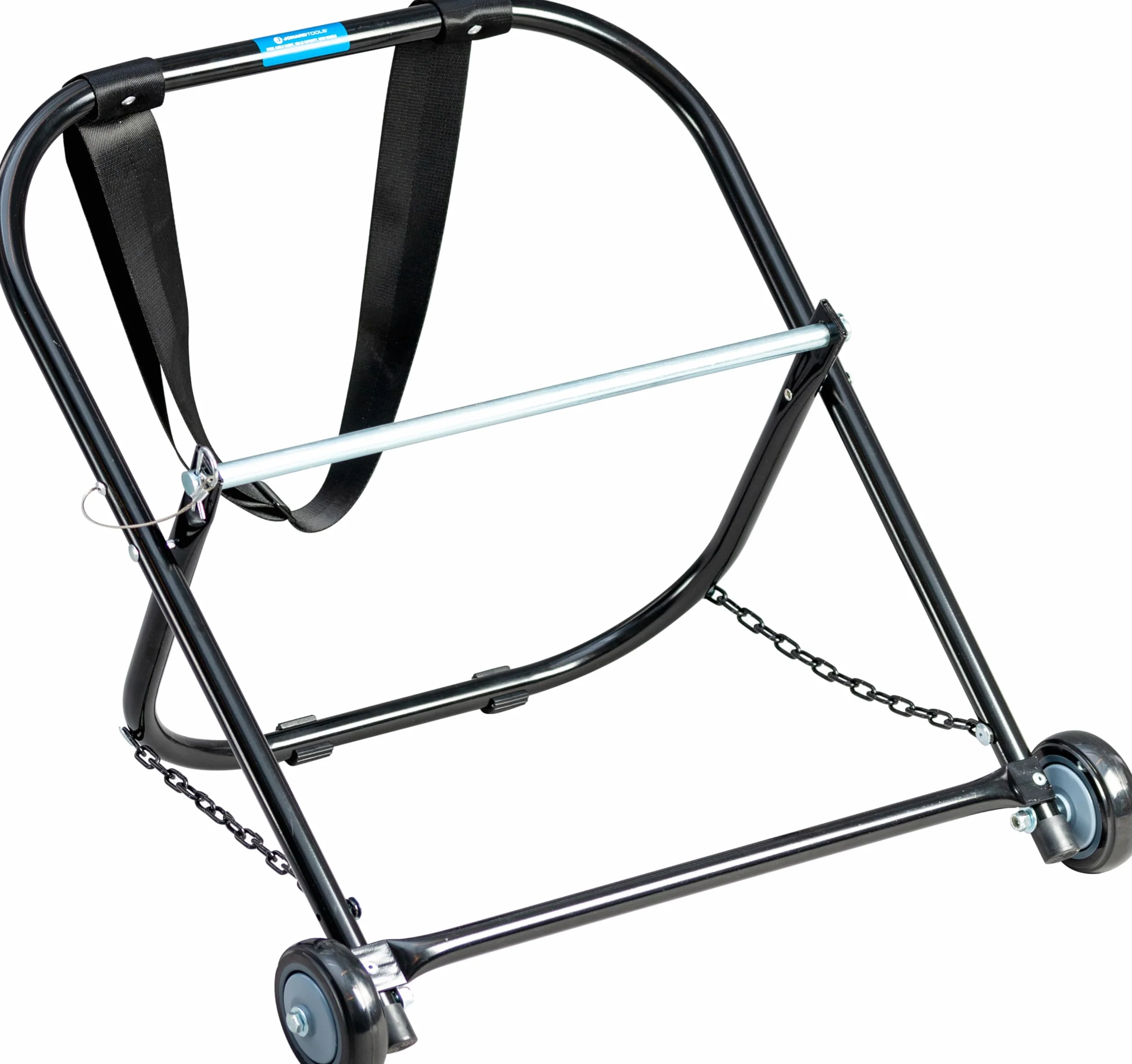 Jonard Tools CC-2721WS stalowy koszyk na kable o wysokiej trwałości z kółkami i paskiem do ciągnięcia, utrzymuje bębny kablowe o średnicy do 50 cm i udźwigu 45 kg