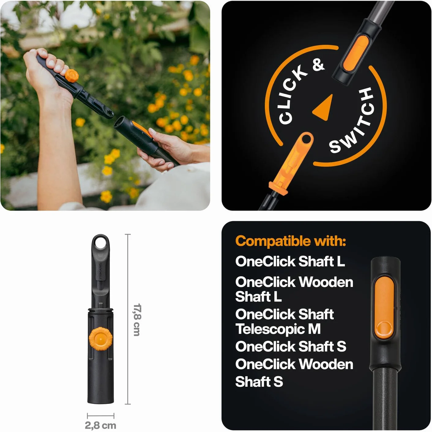 Fiskars OneClick Universal adapter