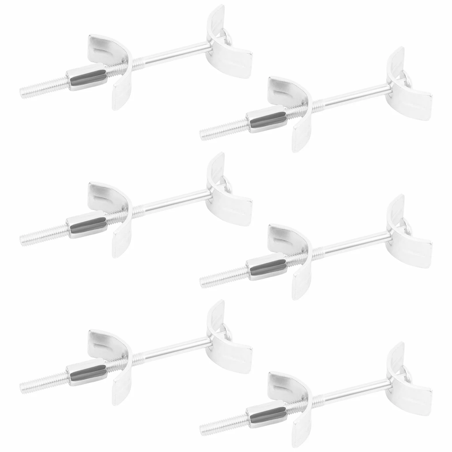 Łączniki meblowe ocynkowane 120 mm stal motylkowe 6 sztuk