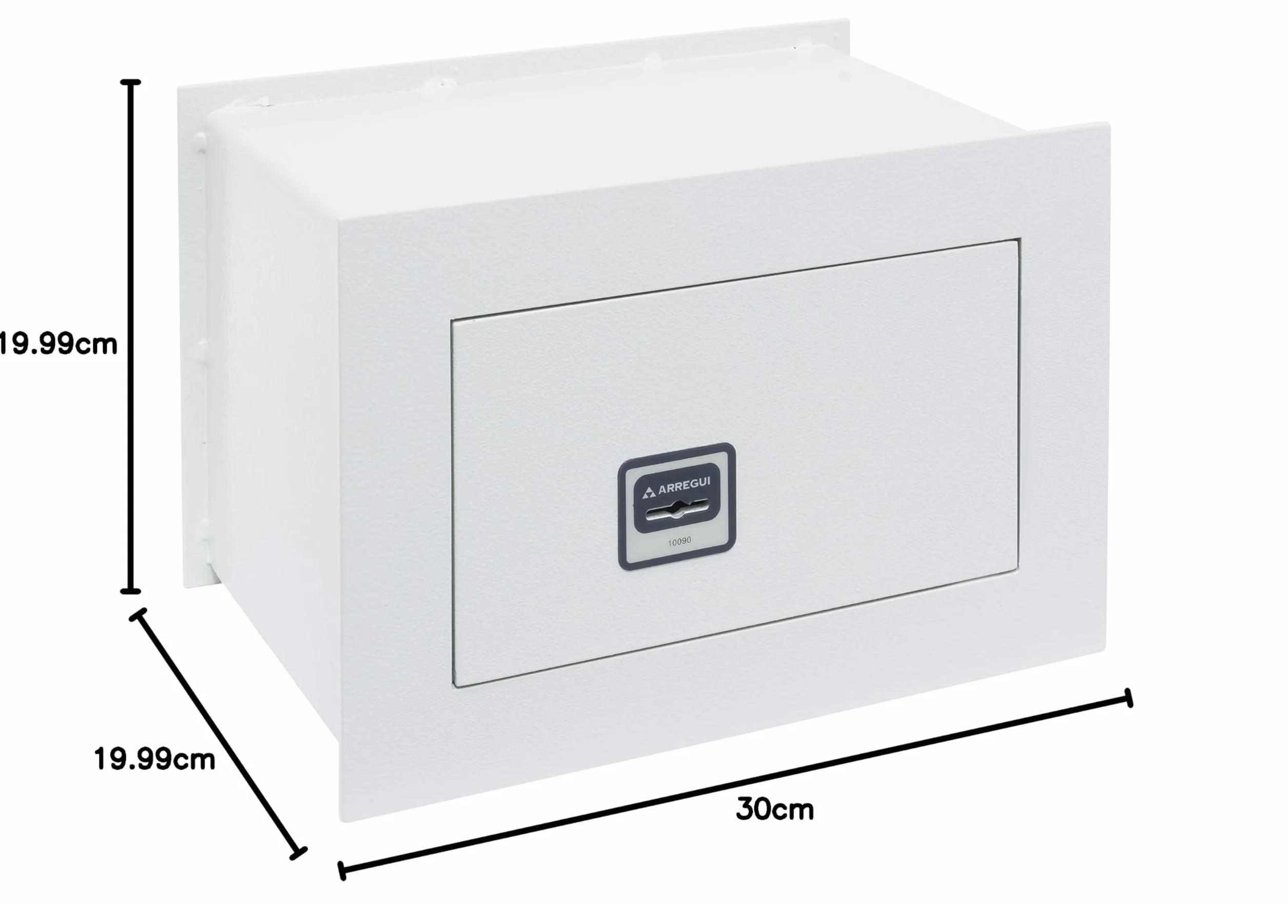 ARREGUI BC/1P Ideal-5 sejf ścienny 5 mm zamek na klucze 20 x 30 x 20 cm 7 l