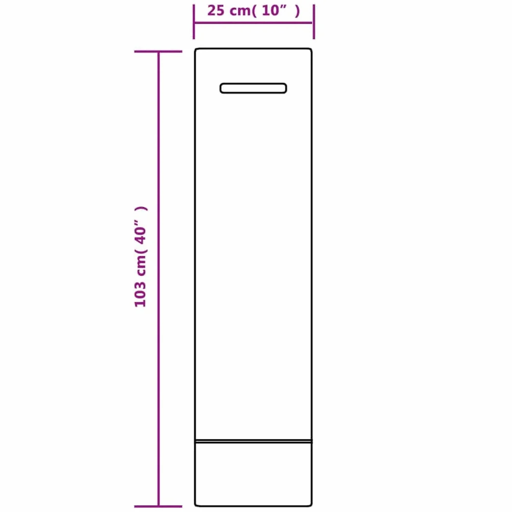 vidaXL Worki przeciwpowodziowe 10 szt. 103x25 cm HDPE ciemnozielone