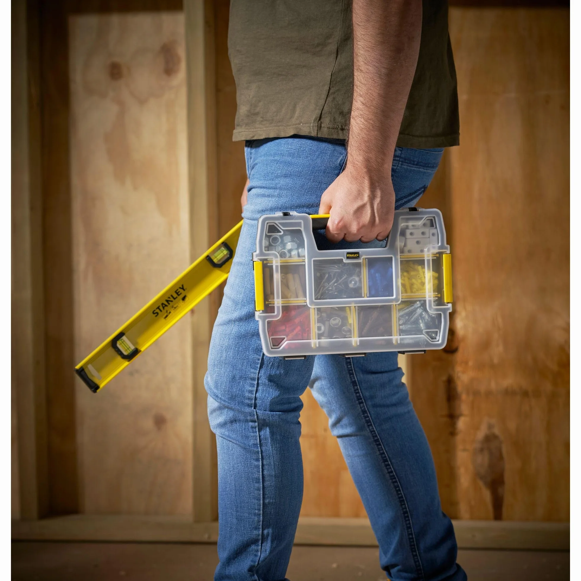 Stanley STST1-70720 Skrzynia Narzędziowa Żółty Czarny 29.5 x 6.5 x 21.5 cm