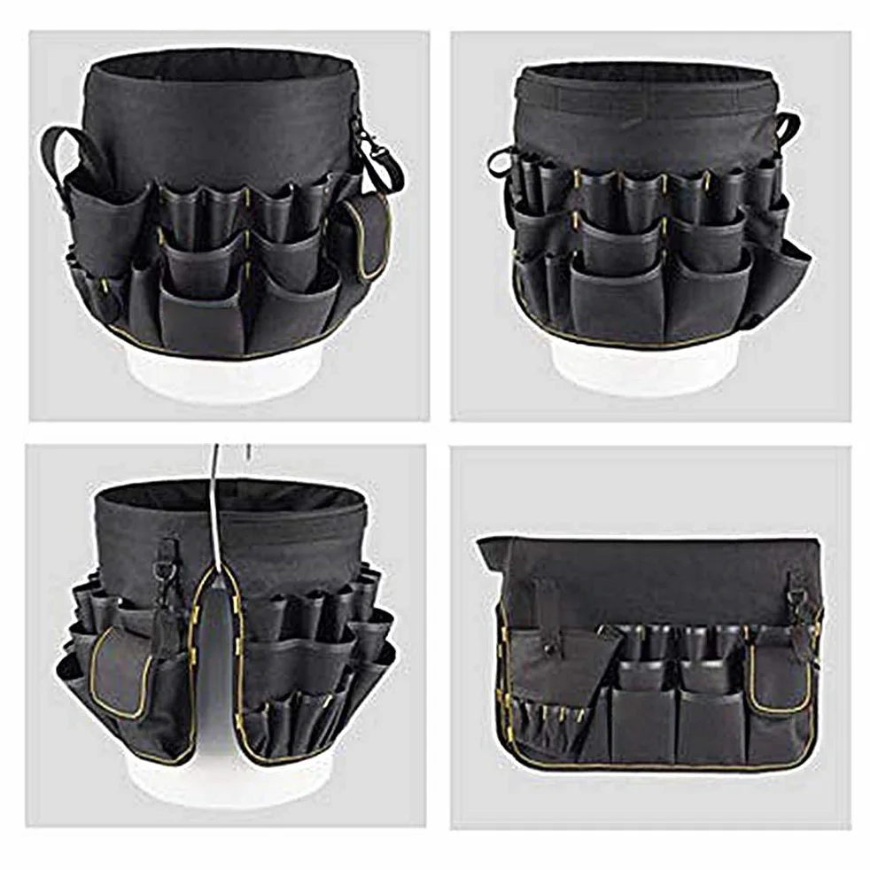 Tools organizer Bucket Tool z 56 kieszeniami do wiaderek