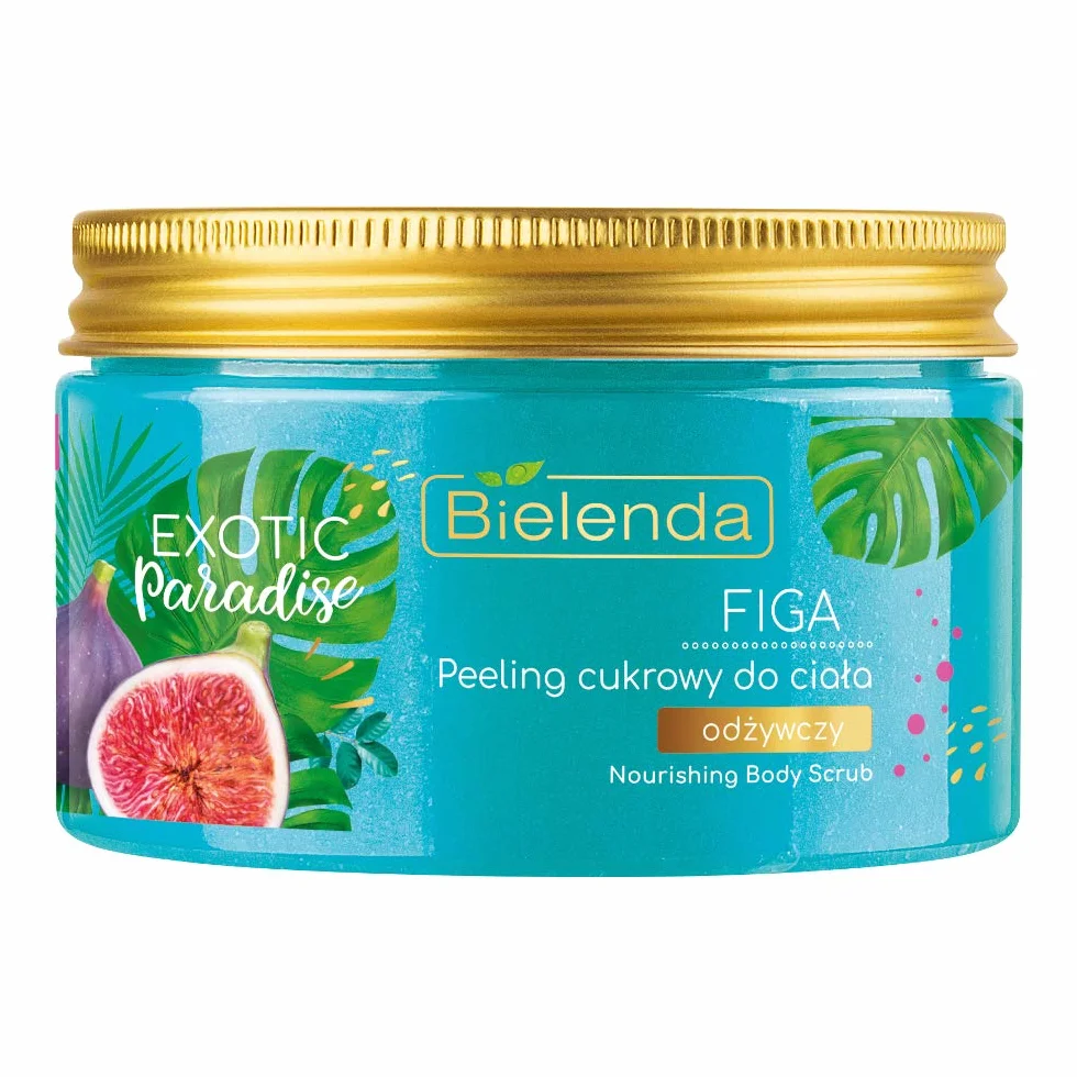 Bielenda Exotic Paradise Peeling Cukrowy Do Ciała Odżywczy Figa 350 G