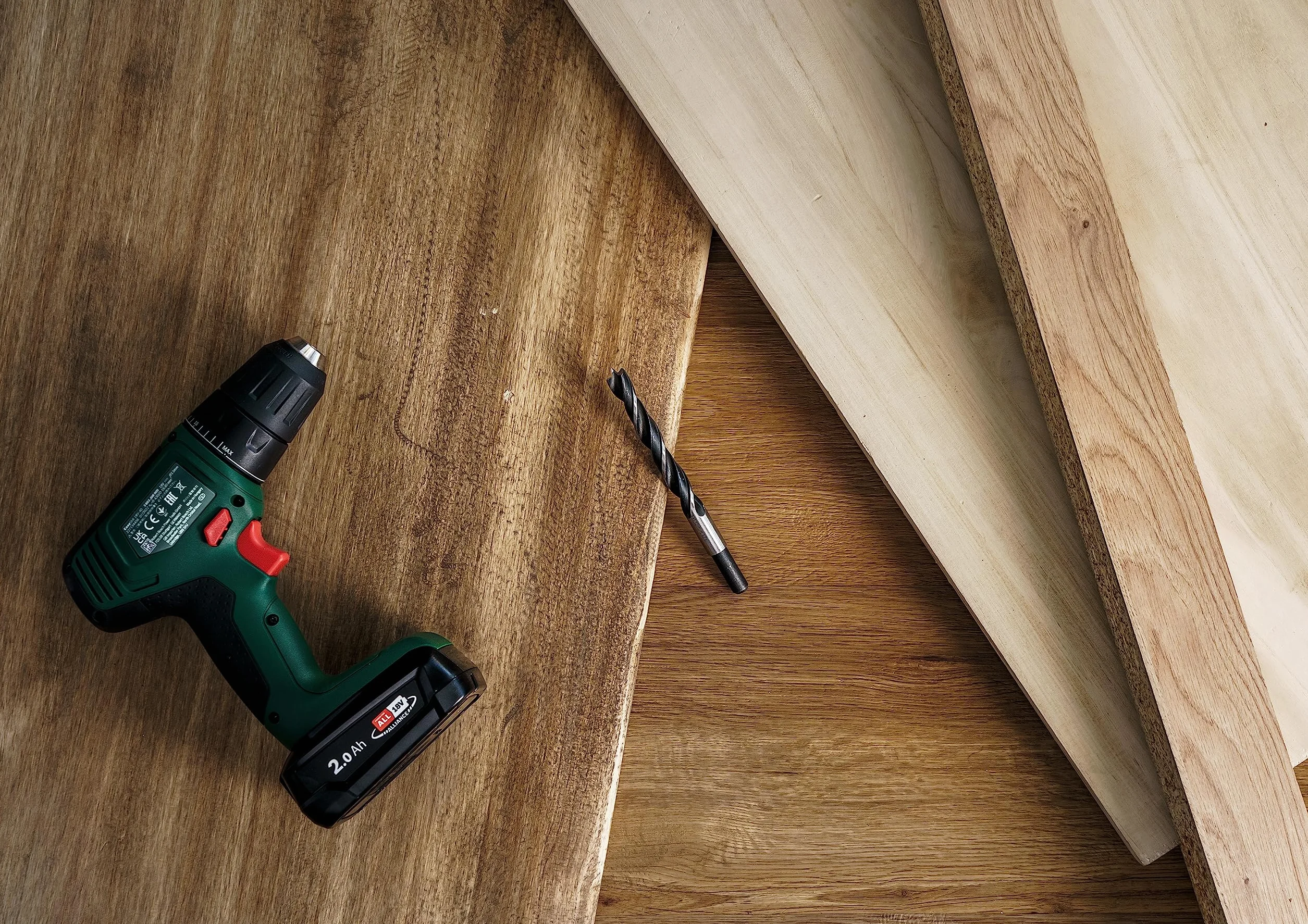 Bosch Wiertła spiralne do drewna 4,0 mm 75 mm