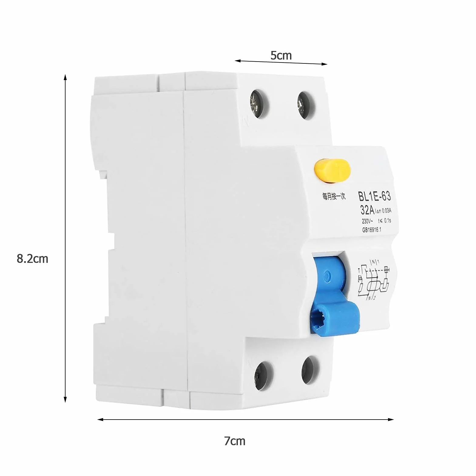Linel Wyłącznik różnicowoprądowy BL1E-63 32A 1P+N FI 230V 30mA
