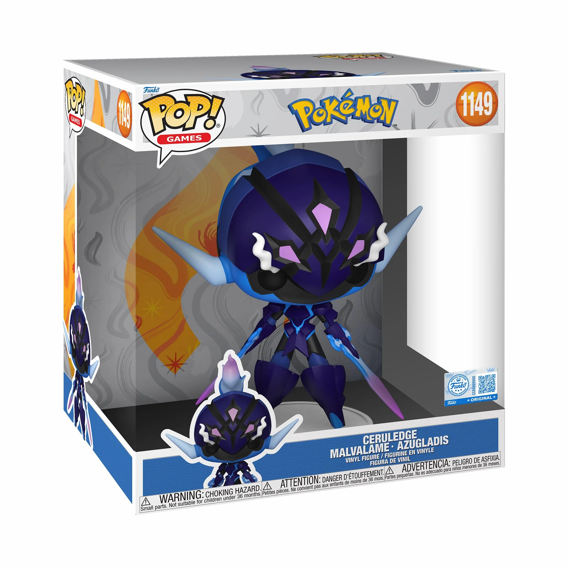 Funko POP! Jumbo: Pokemon - Ceruledge - kolekcjonerska figurka winylowa - pomysł na prezent - oficjalny produkt - zabawka dla dzieci i dorosłych - figurka modelowa dla kolekcjonerów i na wystawę