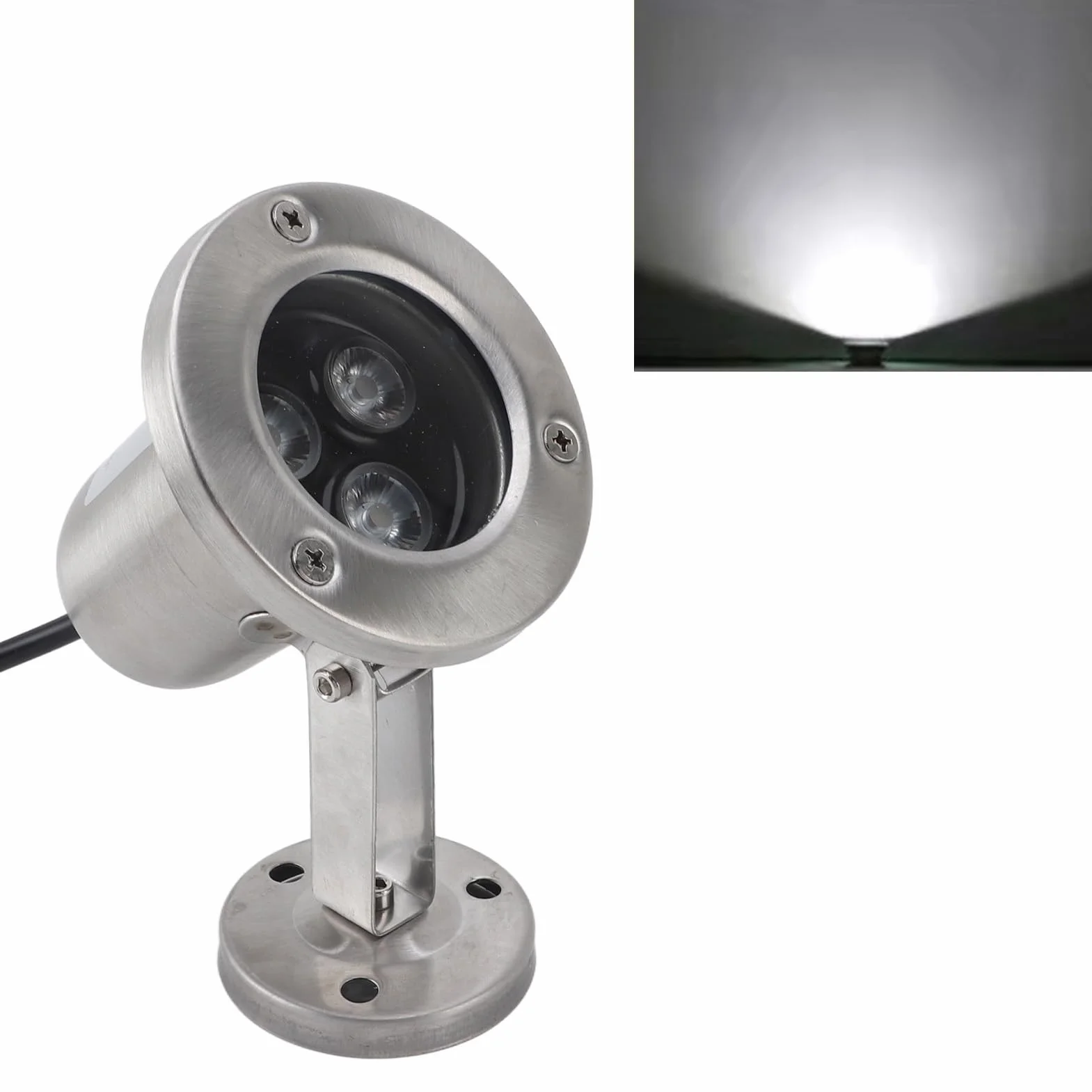 Kolorowe Diody LED do Oczek Wodnych RGB Podwodne Reflektory Punktowe IP68 3 W