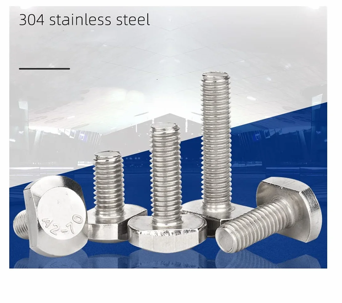 Śruby T ze stali nierdzewnej M6 x 30 mm 5 szt