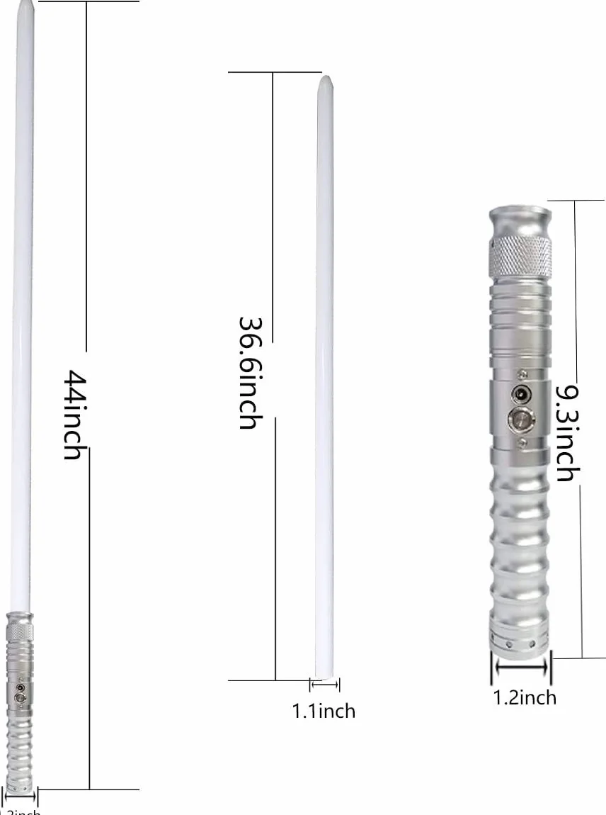 Lightsaber Jedi Sith Aluminium Hilt 16 kolorów Zmiana LED Miecz Saber Stojak dla dorosłych