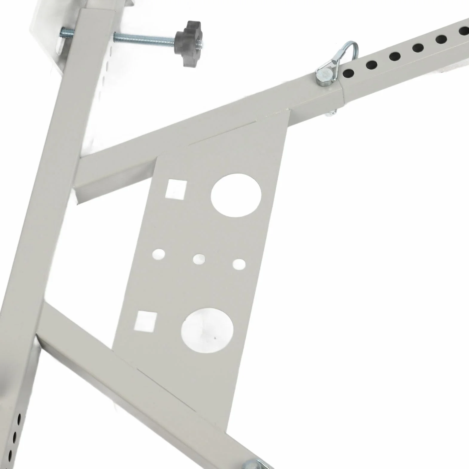 Stabilizator Drabiny Stalowy Antypoślizgowy Regulowany Udźwig 380 Funtów Dystans Dachowy z Hakiem Toovem