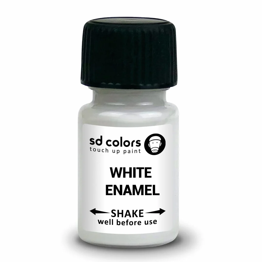 SD COLORS 8 ml szybkoschnąca biała emaliowana farba do malowania