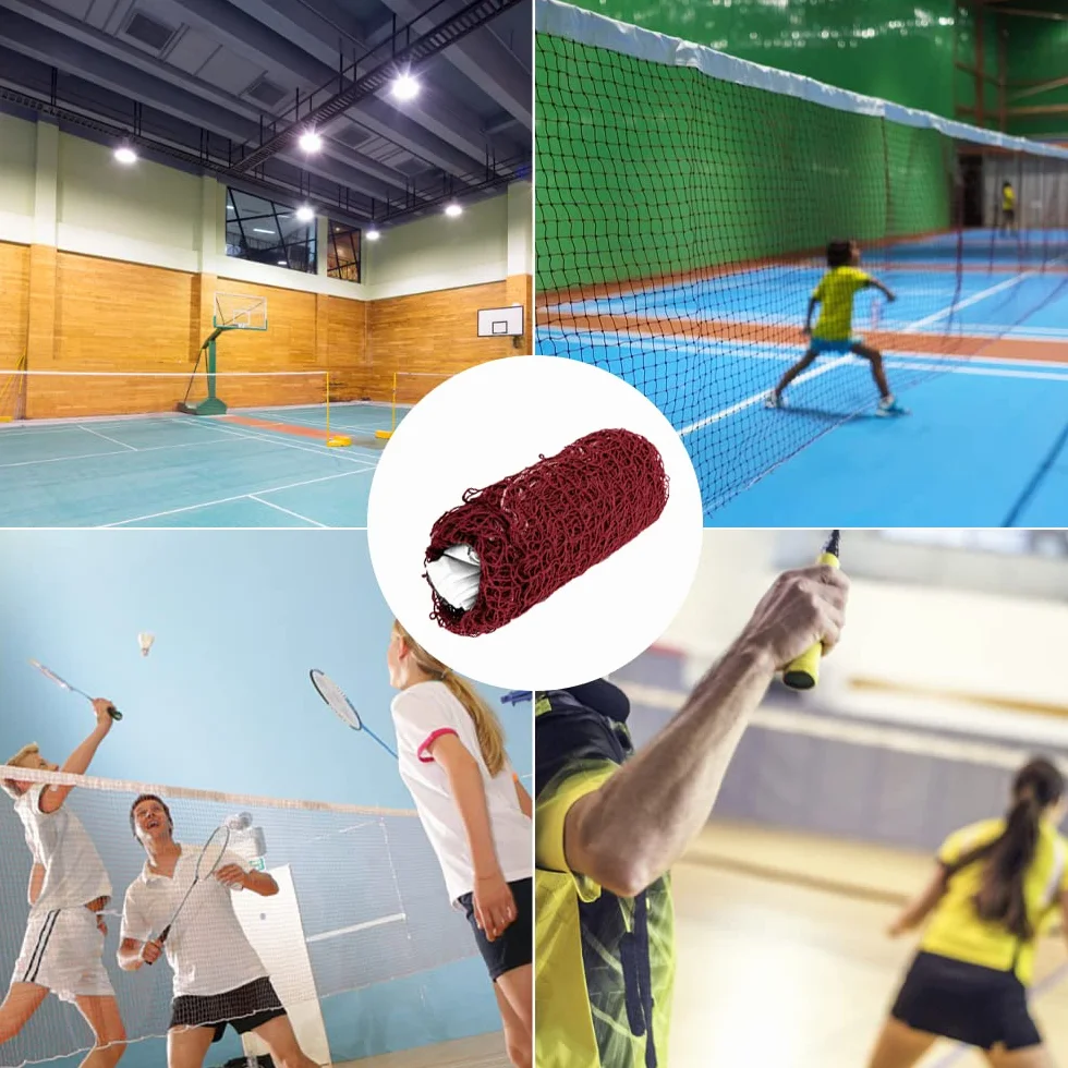Siatka do badmintona siatka do siatkówki basen badminton siatka tenisowa - 6,1 m x 76 cm