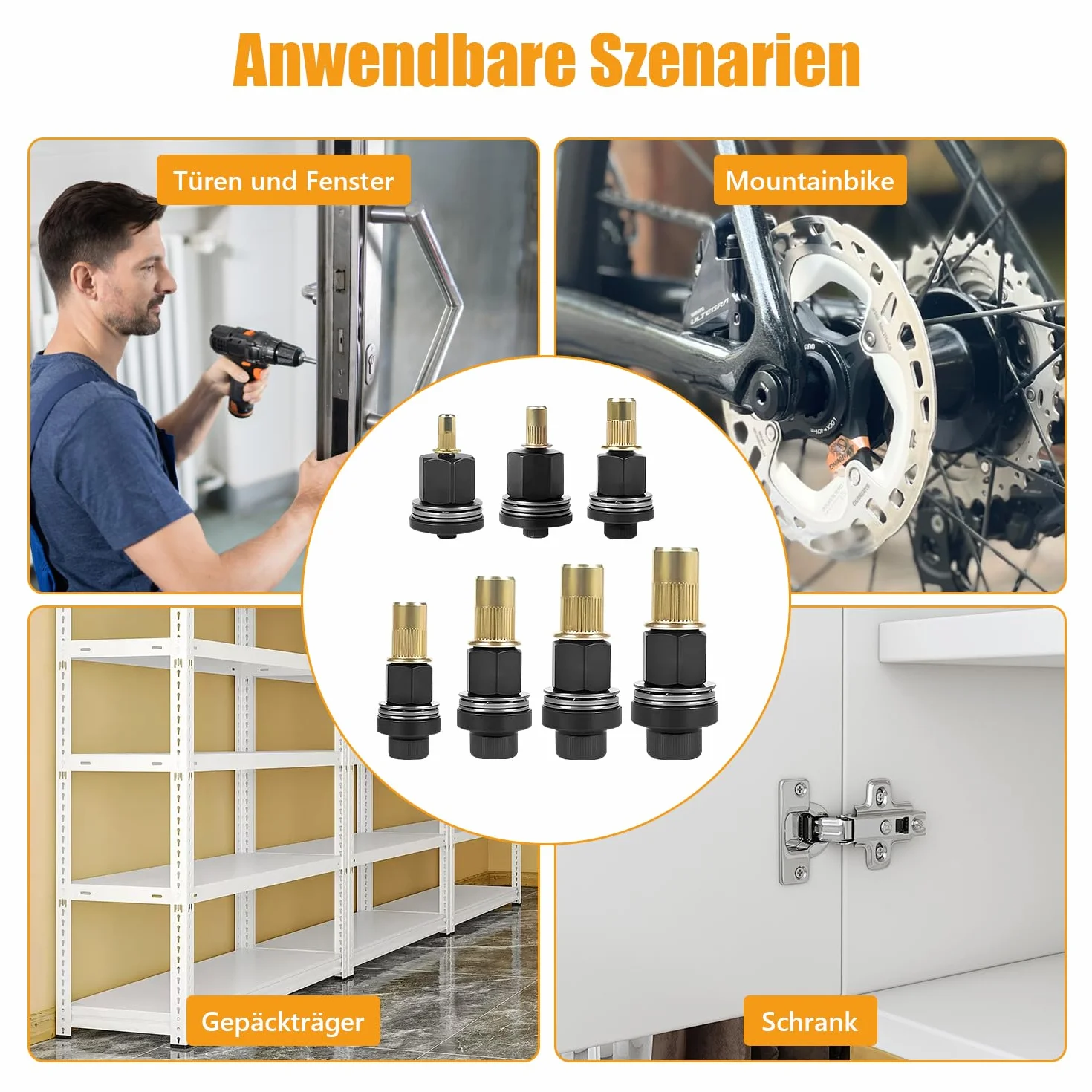 Nitonakrętki gwintowane M3-M10 186 szt. ręczna nitownica